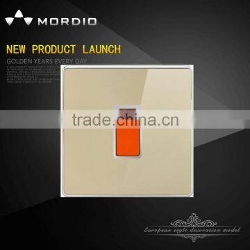 2016 Hot Design Acrylic 20A D/P wall switch