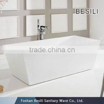 Freestanding Square Acrylic portable bathtub 108