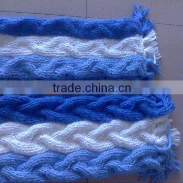 Popular Unisex Chunky Thick Cable knitted Winter Scarf