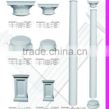 2016 High Quality Good Price Beautiful Polystyrene Roman Square Pillar Design photo-3