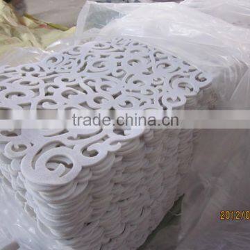 Large White Felt Runner