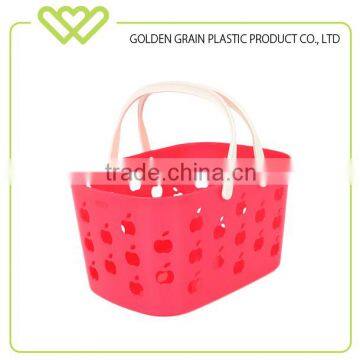 CH70040Factory cheap Colour Plastic Hand storage basket wholesale