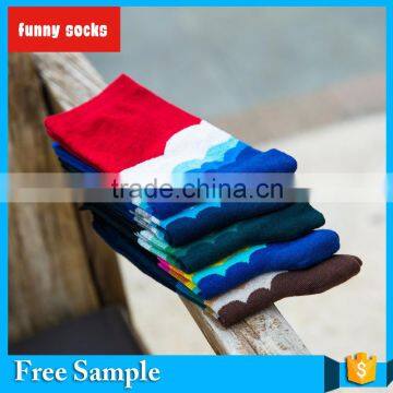 mens color sock surfboard sock.cheap man sock