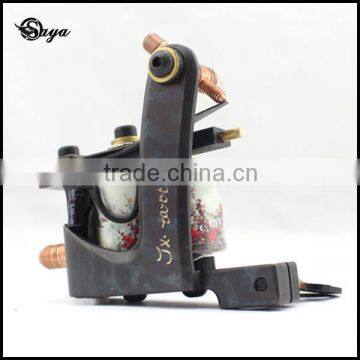 Top Grade New Design Engraved Letter Pure Copper Shader Tattoo Guns