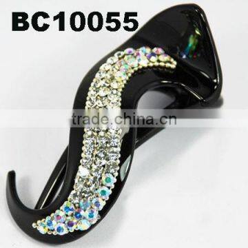 fashion stone hair accessories wholesale plastic hair clips china
