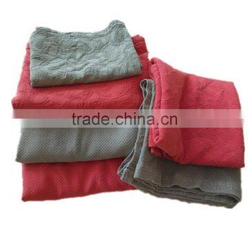 Polyester or Cotton Jacquard Stone Washed Blanket-flower photo-4