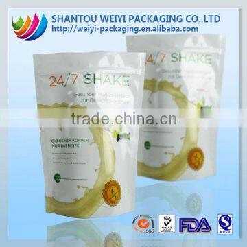 white stand up zip lock plastic biscuit packaging bags