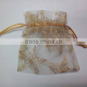 best selling pattern organza gift bag for wedding