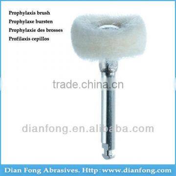 R1Ns White RA Shank Low Speed Wheel Felt Prophy Brush Dental China