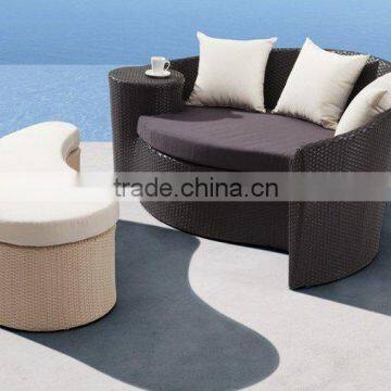 brownish black color Lounge sofas with footrest