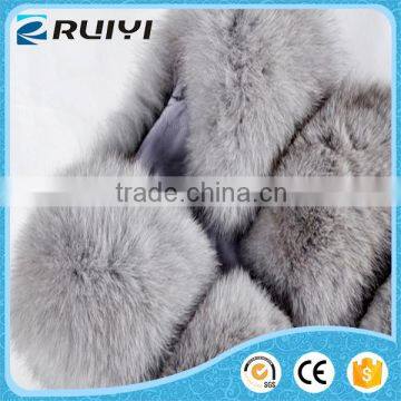Women Fake Fur Vest Jacket Black photo-4