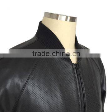 Simple slim man leather jacket cheap price