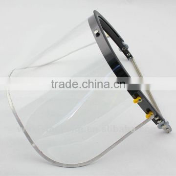 face shield with aluminum alloy bracket