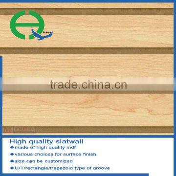 Hot sale high quality used slatwall panels for supermarket