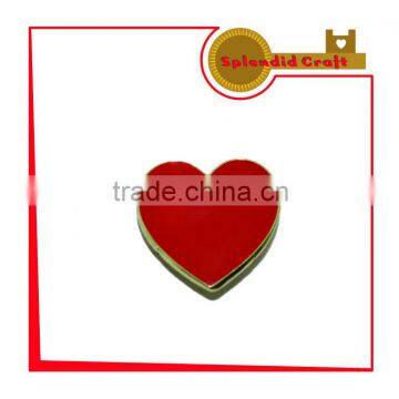 enamel heart lapel pins