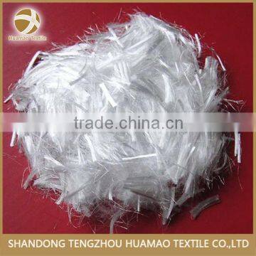 HM raw white high tenacity concrete use pp mesh fiber