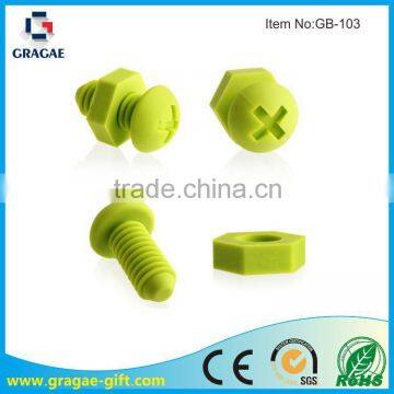 Screw shaped Edge seal height Silicone Bottle Stopper And Bottle Cap