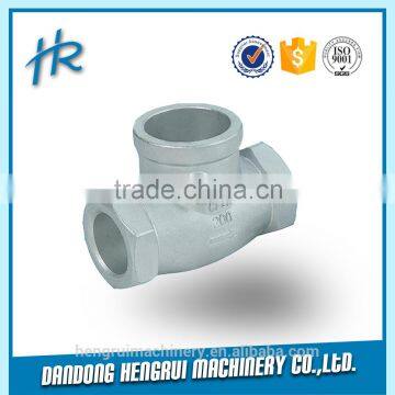 Custom Stainless Steel Precision Casting Two Way Cock Valve Body
