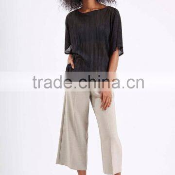 OEM Boat Neck Loose Short Sleeve Casual Tshirts in Bulk for Women Ethnic Clothing Romanian Indian African Style photo-2