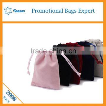 Hot sale high quality small velvet drawstring bags velvet pouch bag for jewelry                        
                                                                                Supplier's Choice