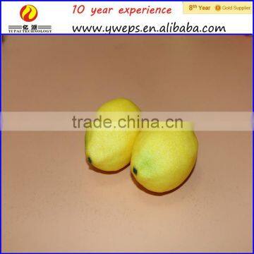 Hot sale green and yellow artificial lemon fruit for sale/artificial tree