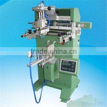 TM-250S 80MM Microcomputer Control High Automatic Pneumatic Cylindrer Pail Screen Printer