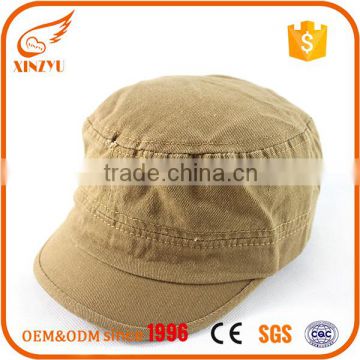 Custom military army caps hats 100% cotton khaki fitted military army caps