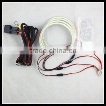 4x131mm car led angel eyes ring 120 smd lamp kit for bmw e39 e36 e38 e46 e90 e83 x3 led headlight strip with turn signal light