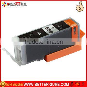 PGI-650 new compatible Ink Cartridge for PGI-650 inkjet cartridge for Canon PIXMA MG5460/MG6360/Ip7260