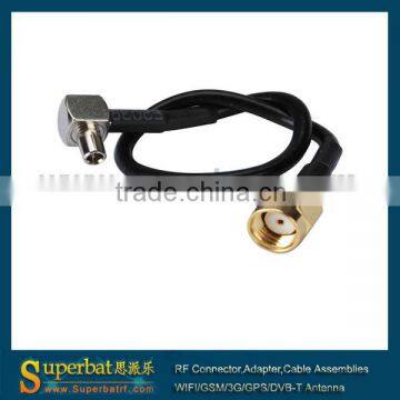 RP-SMA male TO TS9 Pigtail cable for AirCard USB 301 302 305 306 New Listing