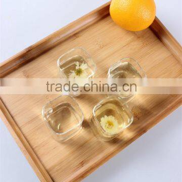 China Made Glassware Manufacturer Glass Pitcher Square Shape Glass Drinking Cup Set