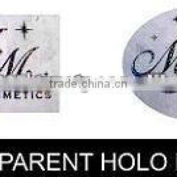 Stamped Holographic Labels