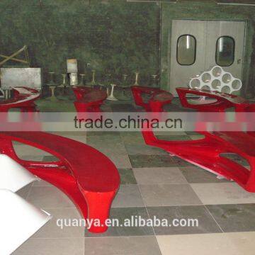 Patio Benche Modern Design Outdoor Fiberglass Furniture for Sale Fiberglass Long Benches photo-2