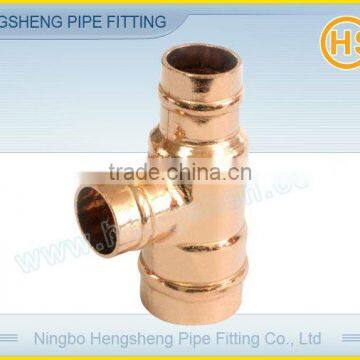 Copper Reducing Tee C xC x C