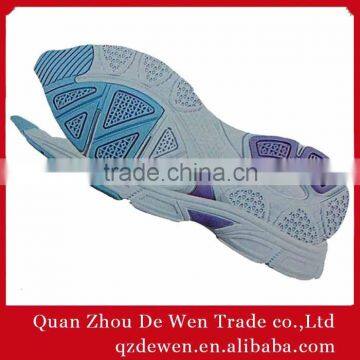 35# To 41# Hot sale Women Shoe EVA Rubber Soles For Sale MOQ 1200 Pairs