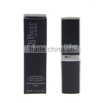 Fashion 12 Color Matte Lipstick Black Tube Purle Red Pink Color Longlasting Waterproof Lipstick photo-2