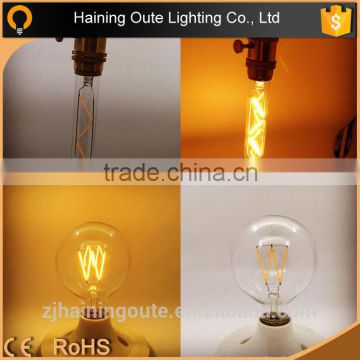 China factory g95 dimmable led bulb light 1800CCT, Filament led bulb