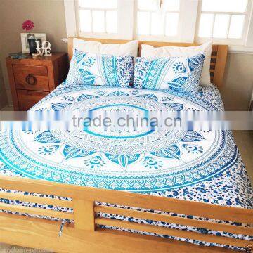 Blue mandala duvet cover	Large size duvet cover bedding quilt cover hotel duvet cover coverlet mandala duvet cover sets