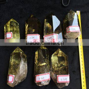 Natural Crystal Citrine Stone Wand Point Wholesale