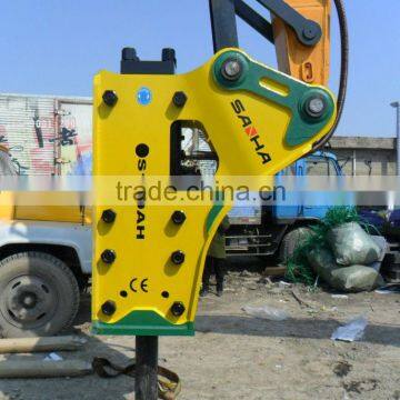 Rod diameter 135mm Sparkle excavator hammer for cat komatsu hitachi case 20tons excavator in rock demolition