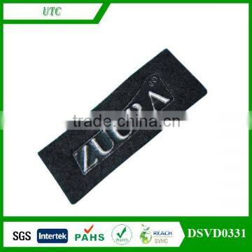 garment and handbags TPU high frequency label with embossed logo                        
                                                Quality Choice