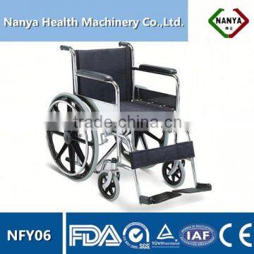 NFY06 Aluminum handicapped wheelchair standard size wheelchair