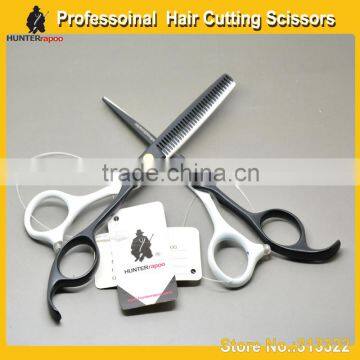 5.5 inch HUNTERrapoo Professional hair cutting scissors set barber shears