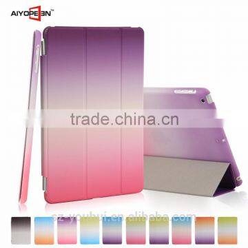 Factory Outlet Gradient Cover PU Case for iPad mini