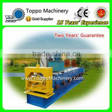 Glazed Aluminum Roof Tile Ridge Cap Roll Forming Machine