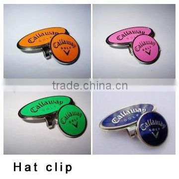 Golf hat clip