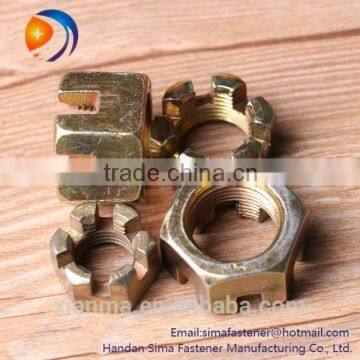 China Fastener Manufacturer Hex Slotted Nuts photo-5