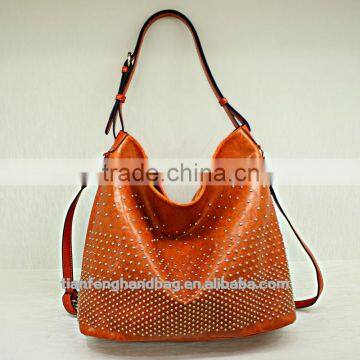 Tianfenghandbag 2015 Hobo Bag Women pu Shoulder Bag Totebag Fashion Ladies Handbag