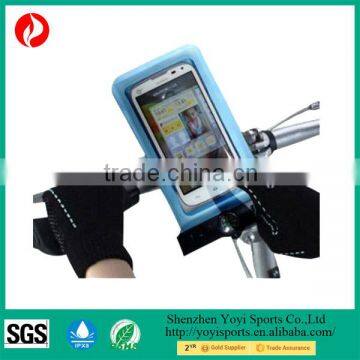 Bike Bicycle Handlebar Mount Holder Waterproof Case Bag for All 5.5 inch phones