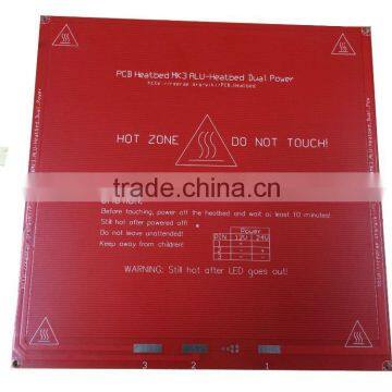 Tinda Newest 3D printer Reprap MK2 MK3 hot bed aluminum heating plate size 220* 220 *3mm